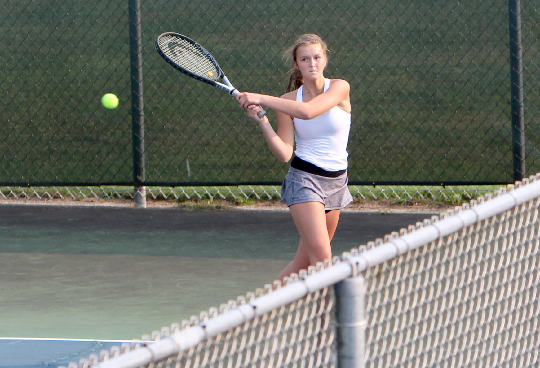 Menomonie at Chippewa Falls girls tennis 9-15-20